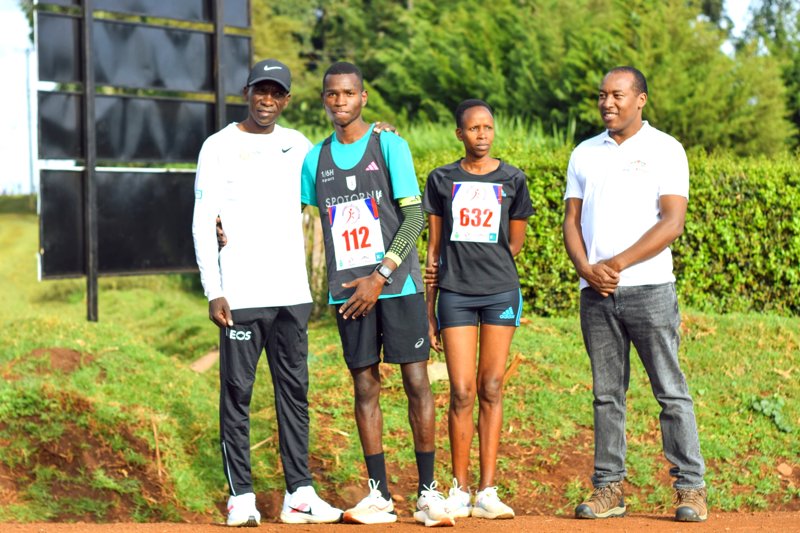 Erick Kimutai com Kipchoge